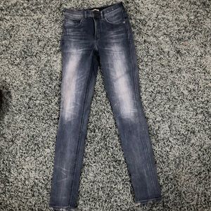 High Rise Denim Leggings